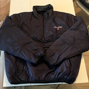 Polo by Ralph Lauren Men's Dark Blue Puffer Jacket